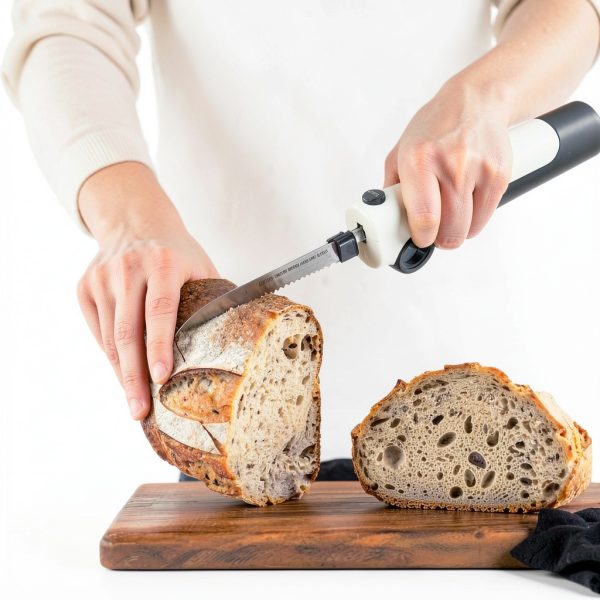 TUMIDY Cordless Electric Knife Stainless Steel Carving-5