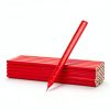 RONDURE Carpenter Pencils Flat Design Red Woodworking Tools-5