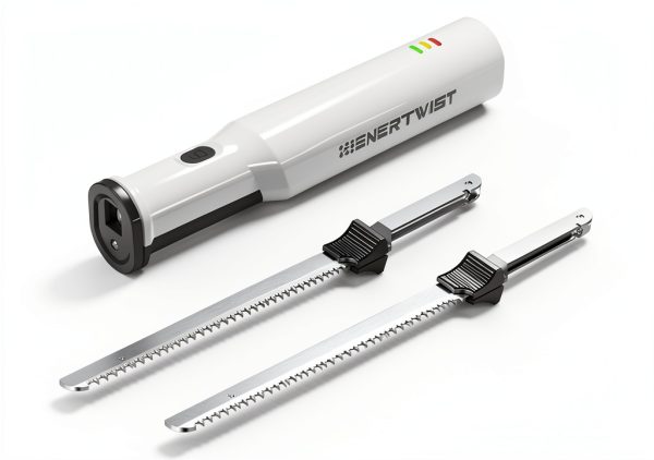 ENERTWIST Cordless Electric Knife Rechargeable Stainless-0
