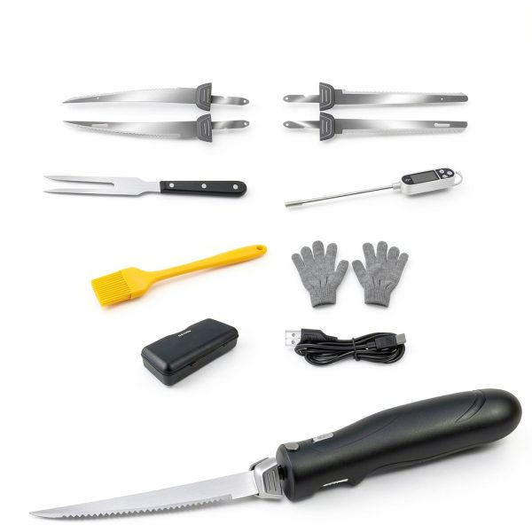 Royalsellpro Electric Knife Cordless Rechargeable USB-5