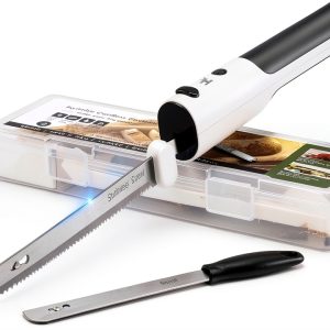 HK Electric Knife Cordless Meat Bread Slicing Stainless-0