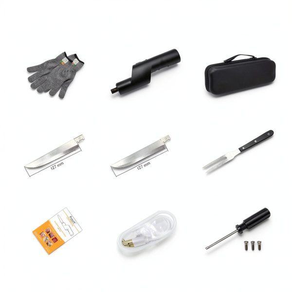 YOTAN Cordless Electric Knife Stainless Steel Rechargeable-4