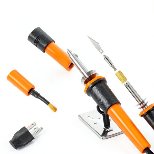 Honoson Electric Hot Knife Set Metal Blades Wood Handle-2