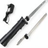 Elite Gourmet Electric Knife Stainless Steel Blades Cordless-0