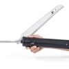 Wanvoapls Electric Knife Cordless Stainless Steel Serrated-1