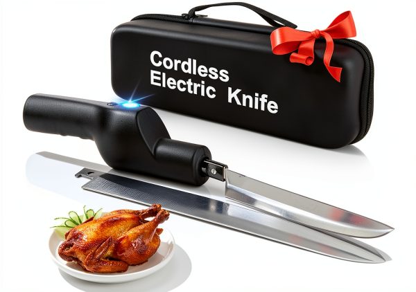 YOTAN Cordless Electric Knife Stainless Steel Rechargeable-0