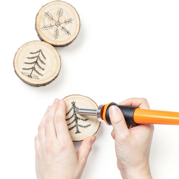 Honoson Electric Hot Knife Set Metal Blades Wood Handle-5
