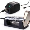 NJTFHU Electric Knife Stainless Steel Gyro Slicer Anti Slip-0