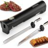 D DUSSAL Cordless Electric Knife Stainless Steel Serrated-0
