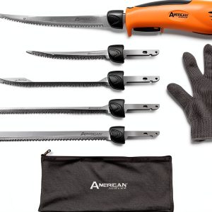 American Angler Electric Fillet Knife 8 Inch Stainless Steel-0