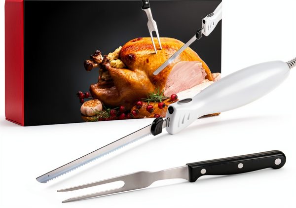 Mueller Electric Knife Set Stainless Steel Blades Carving-0
