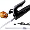 NutriChef Electric Carving Knife Stainless Steel Serrated-0
