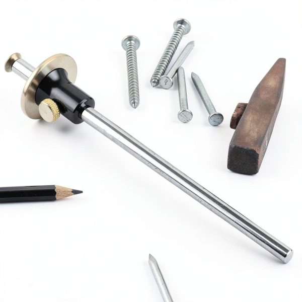 Mr Pen Wheel Marking Gauge Metal Knurled Grip Woodworking-4