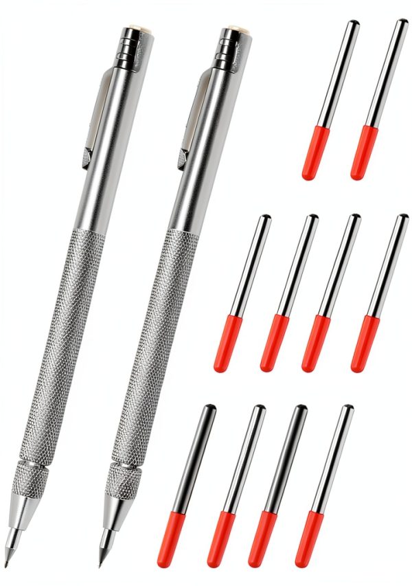 Bcautay Tungsten Carbide Scriber Magnetic Knurled Grip Tool-0