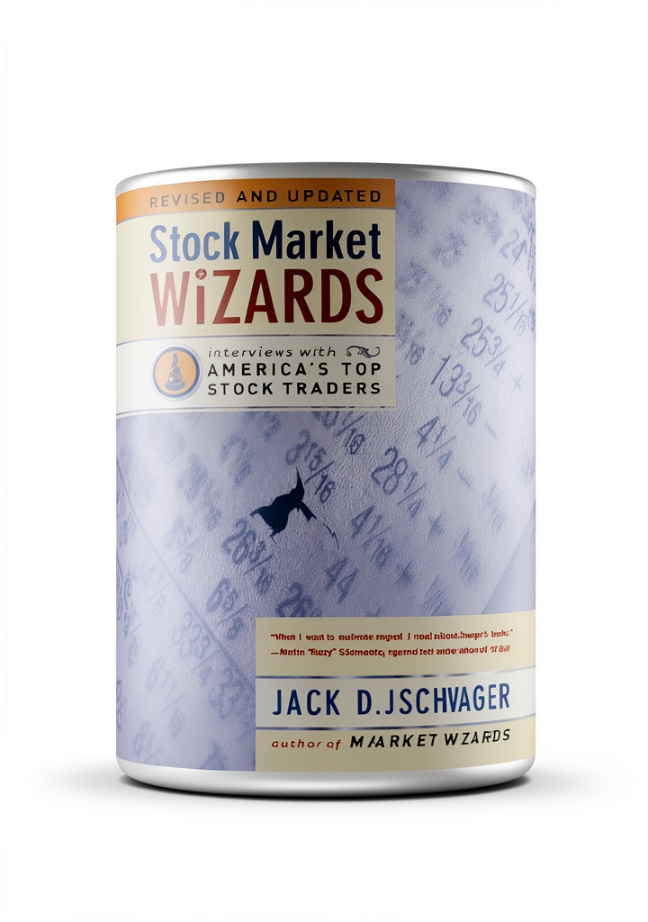 'Market Wizards eBook cover on a tablet screen'