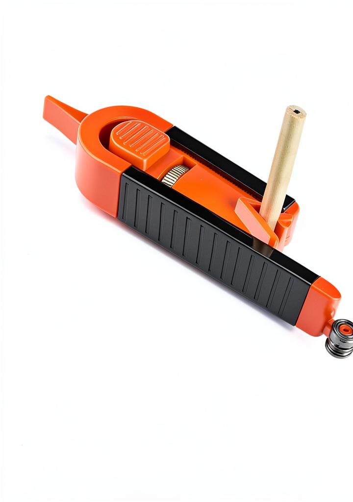 Installing GOZWELL Contour Gauge Retractable Scriber Tool Blue Ink on a wooden workbench