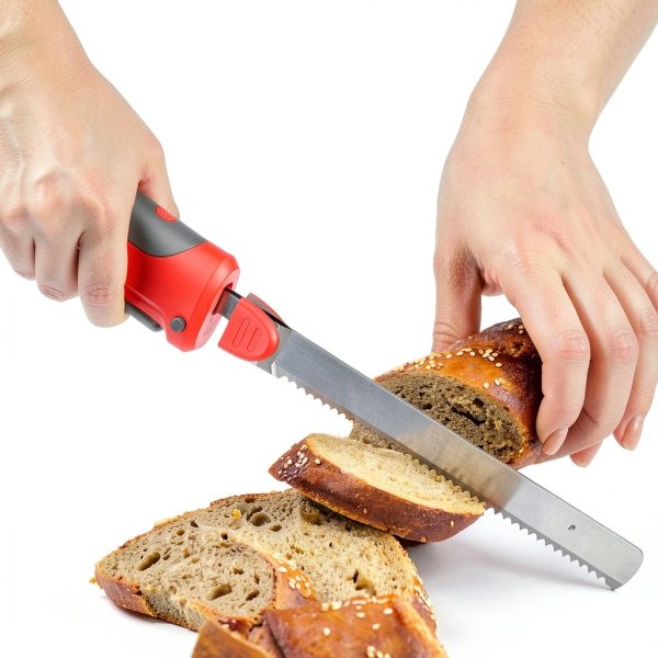 Electric Knife Cordless Royalsellpro Rechargeable Serrated-3