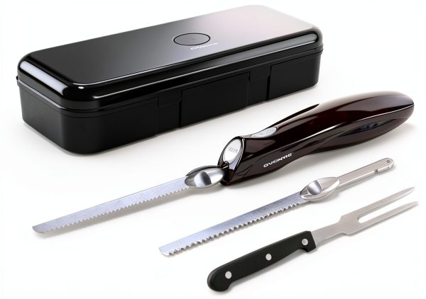 OVENTE Electric Knife Stainless Steel Serrated Blade-0