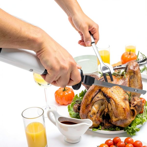 ENERTWIST Cordless Electric Knife Rechargeable Stainless-1