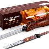 MOVNO Electric Knife Serrated Stainless Steel Carving Tool-0