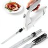 KEENSTAR Electric Knife Stainless Steel Serrated Blades-0