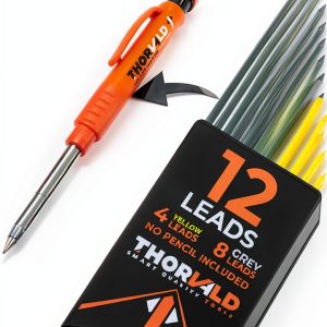 Thorvald Carpenter Pencil 2B Graphite Ergonomic Grip Grey-0