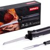 Wanvoapls Electric Knife Cordless Stainless Steel Serrated-7