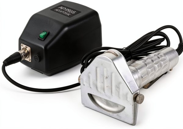 NJTFHU Electric Knife Stainless Steel Gyro Slicer Anti Slip-1