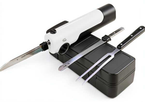 TUMIDY Cordless Electric Knife Stainless Steel Carving-0