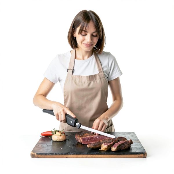 VLOXO Cordless Electric Knife Stainless Steel Lightweight-7