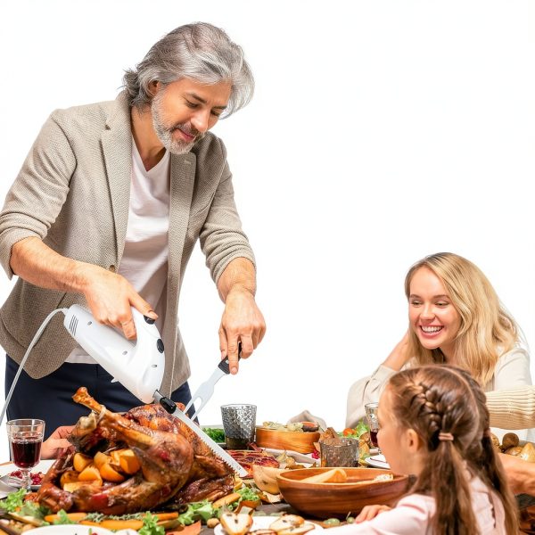 KEENSTAR Electric Knife Stainless Steel Serrated Blades-6