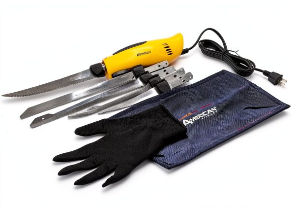 American Angler Electric Fillet Knife 8 Inch Stainless Steel-4