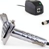 NJTFHU Electric Knife Stainless Steel Gyro Slicer Anti Slip-4