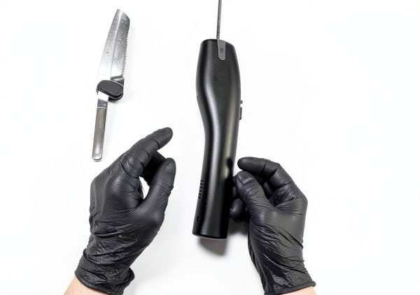 VLOXO Cordless Electric Knife Stainless Steel Lightweight-4