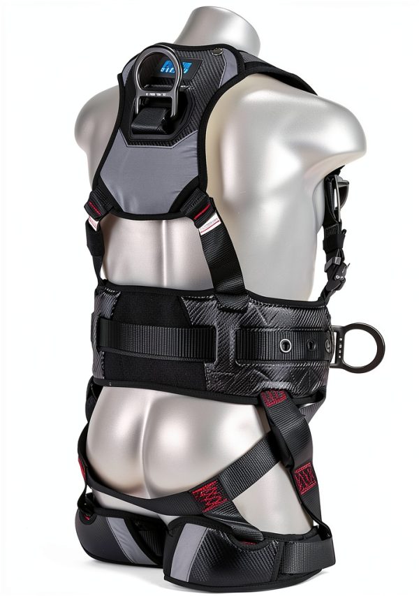 Palmer Safety Fall Harness Small Black Men's-3