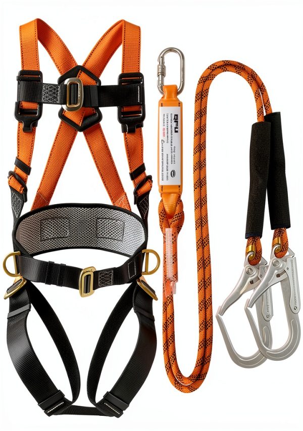 Fall Protection Harness QFU Full‑Body Safety Kit-0