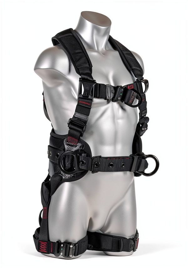 Palmer Safety Fall Harness Small Black Men's-2