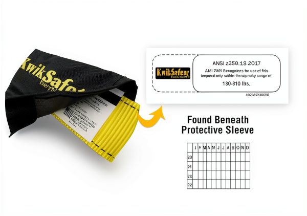 D Ring Extender KwikSafety Polyester 18in-3