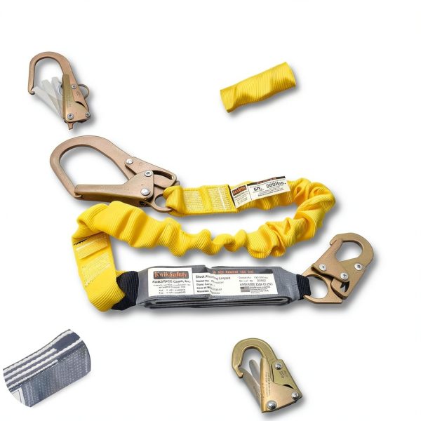 KwikSafety Fall Arrest Harness Combo with Lanyard and Trauma Straps-2