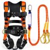 Fall Arrest Safety Harness TRSMIMA TTHarnessB Quick Release Buckles-0