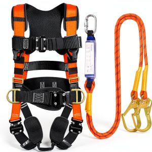 Fall Arrest Safety Harness TRSMIMA TTHarnessB Quick Release Buckles-0
