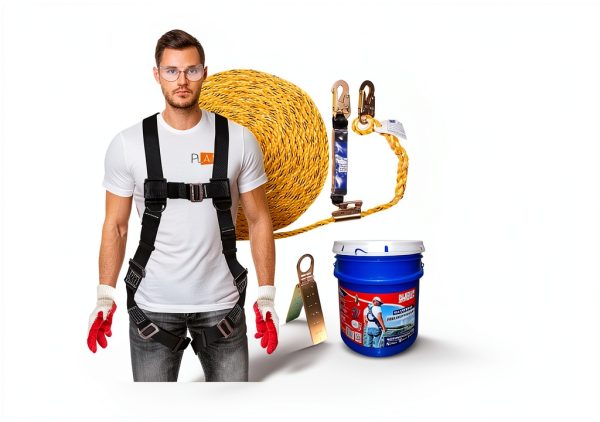 Palmer Safety V5501 50FT Bucket Safety Kit Waterproof Shock Absorber-5
