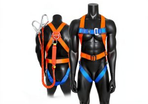 Fall Arrest Safety Harness SafetyPro Unisex 5-Point with Quick-Release-0
