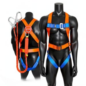 Fall Arrest Safety Harness SafetyPro Unisex 5-Point with Quick-Release-0