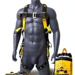 KwikSafety Fall Arrest Harness Combo with Lanyard and Trauma Straps-0