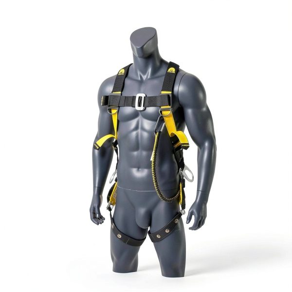KwikSafety Fall Arrest Harness Combo with Lanyard and Trauma Straps-4