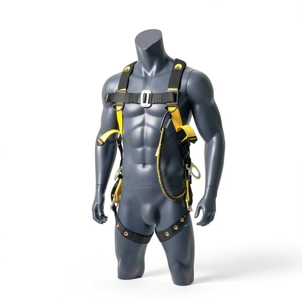 KwikSafety Fall Arrest Harness Combo with Lanyard and Trauma Straps-1