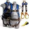 Palmer Safety Fall Arrest Harness 420 lb Polyester Webbing Hi Vis-0