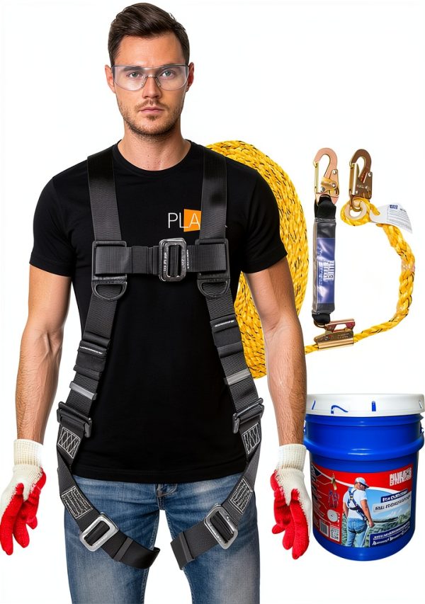 Palmer Safety V5501 50FT Bucket Safety Kit Waterproof Shock Absorber-0