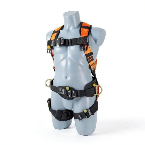 Fall Arrest Safety Harness TRSMIMA TTHarnessB Quick Release Buckles-1
